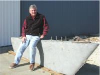 Picture of 9,500 lbs. solid lead keel
